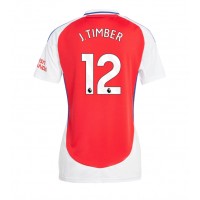 Camisa de time de futebol Arsenal Jurrien Timber #12 Replicas 1º Equipamento Feminina 2024-25 Manga Curta